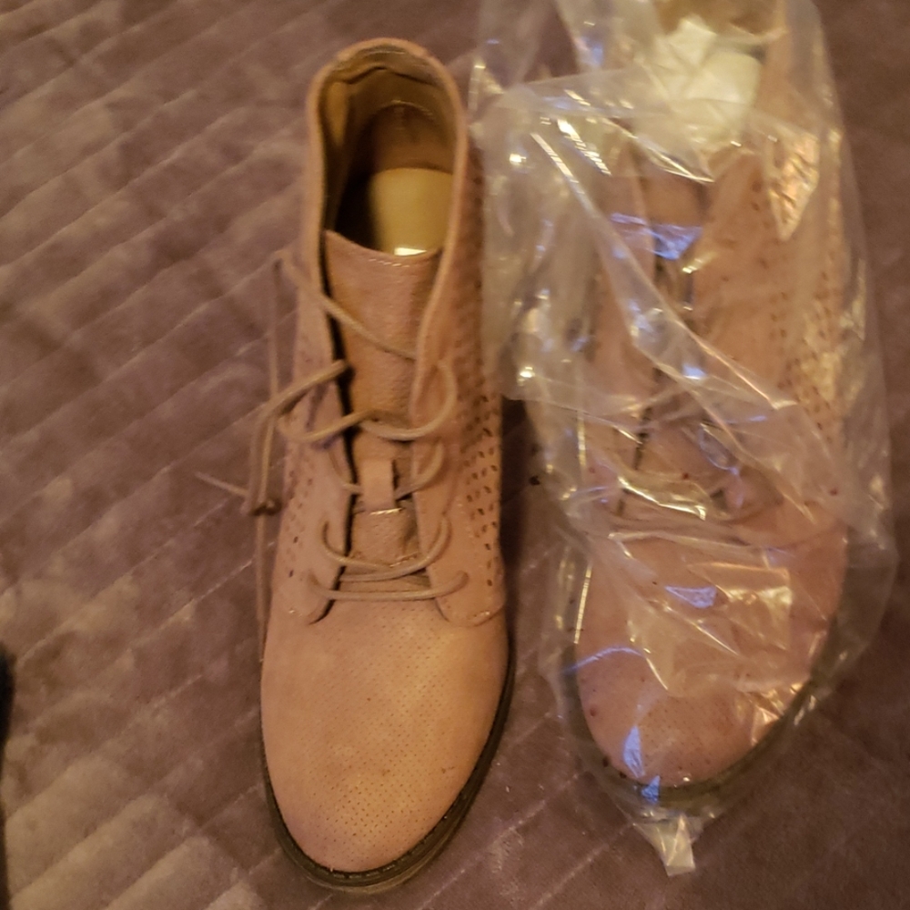 Beautiful pair of short stylish boots